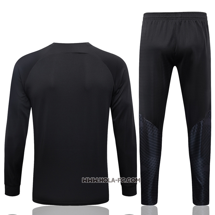 Chandal de Chaqueta del Paris Saint-Germain Jordan 2023-2024 Nino Negro